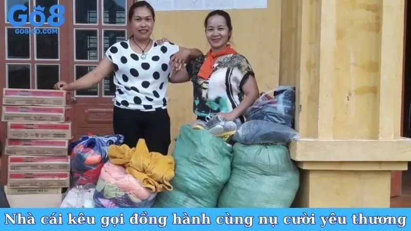 Nhà cái kêu gọi lời đồng hành cùng nụ cười yêu thương GO8